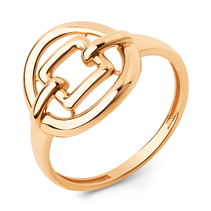 Кольцо из красного золота