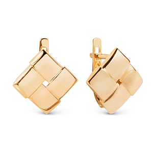 Серьги из красного золота