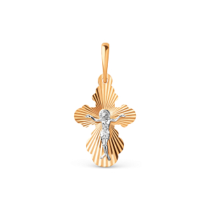 Крест из красного золота