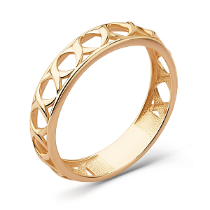 Кольцо из красного золота