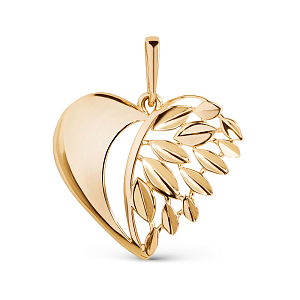 Подвеска из красного золота