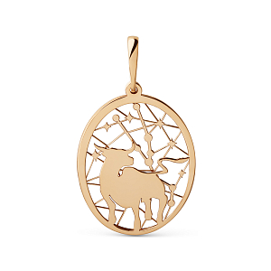 Подвеска из красного золота