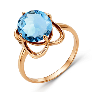 Кольцо из красного золота