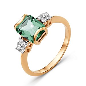 Кольцо из красного золота