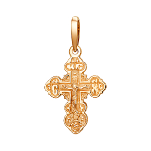 Крест из красного золота