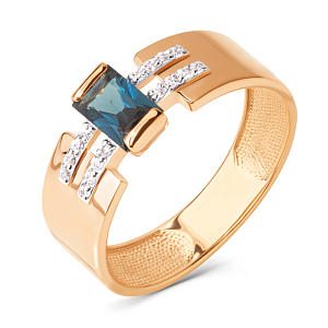 Кольцо из красного золота