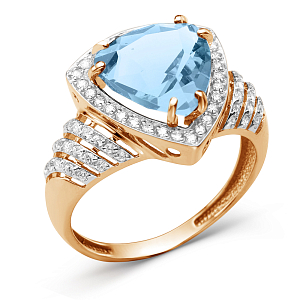 Кольцо из красного золота