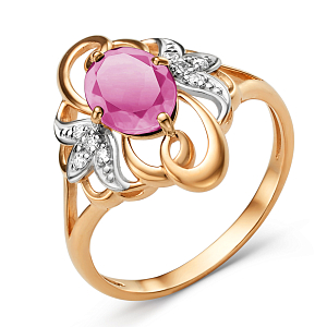 Кольцо из красного золота