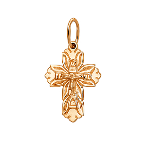 Крест из красного золота