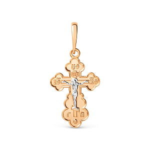 Крест из красного золота