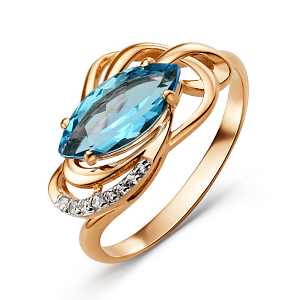 Кольцо из красного золота