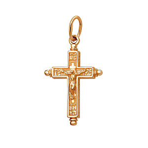 Крест из красного золота