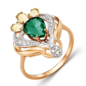 Кольцо из красного золота