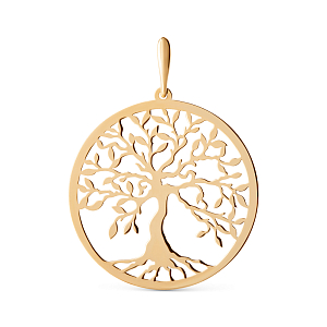 Подвеска из желтого золота