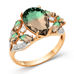 Кольцо из красного золота