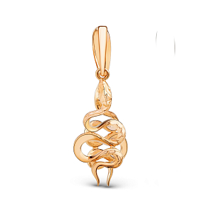 Подвеска из красного золота