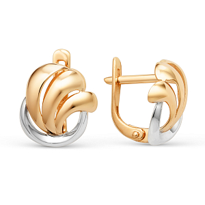 Серьги из красного золота