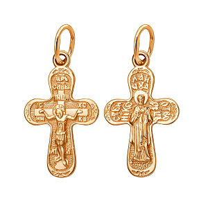 Крест из красного золота