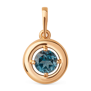 Подвеска из красного золота