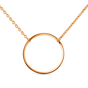 Колье из красного золота