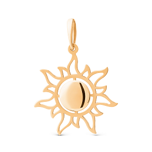 Подвеска из красного золота