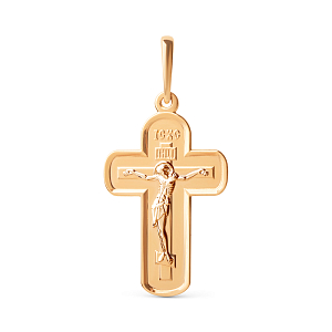 Крест из красного золота