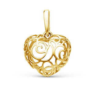 Подвеска из желтого золота