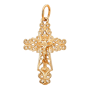 Крест из красного золота