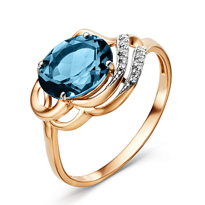 Кольцо из красного золота