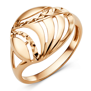 Кольцо из красного золота