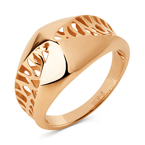 Кольцо из красного золота