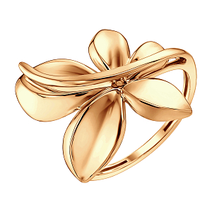 Кольцо из красного золота