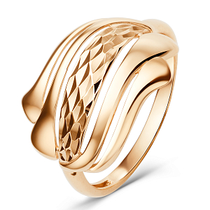 Кольцо из красного золота