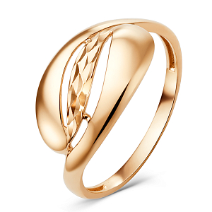 Кольцо из красного золота