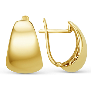 Серьги из желтого золота