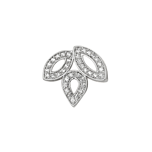 Подвеска из красного золота с фианитами