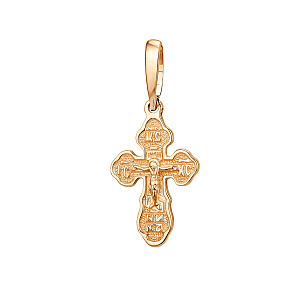 Крест из красного золота