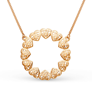 Колье из красного золота