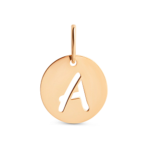 Подвеска из красного золота