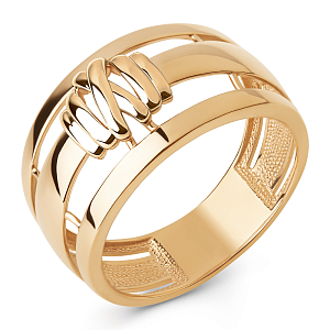 Кольцо из красного золота