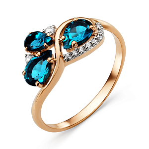 Кольцо из красного золота