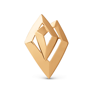 Подвеска из красного золота