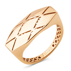 Кольцо из красного золота