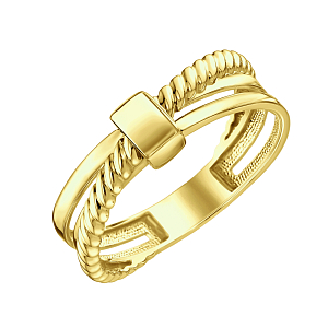 Кольцо из желтого золота