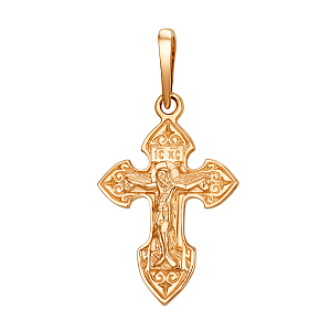Крест из красного золота