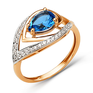 Кольцо из красного золота