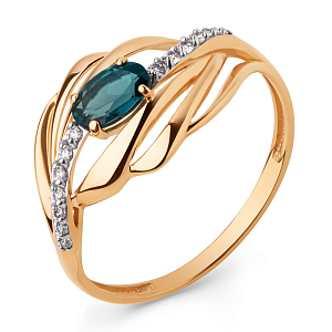 Кольцо из красного золота