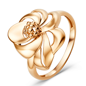 Кольцо из красного золота