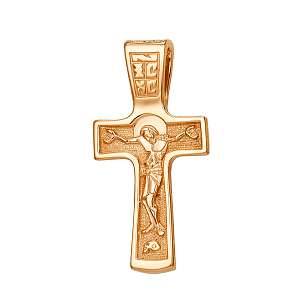 Крест из красного золота