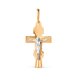 Крест из красного золота